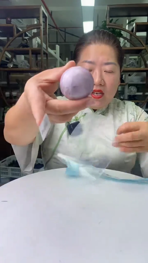 球锂辉石未镶嵌紫锂辉球D710
