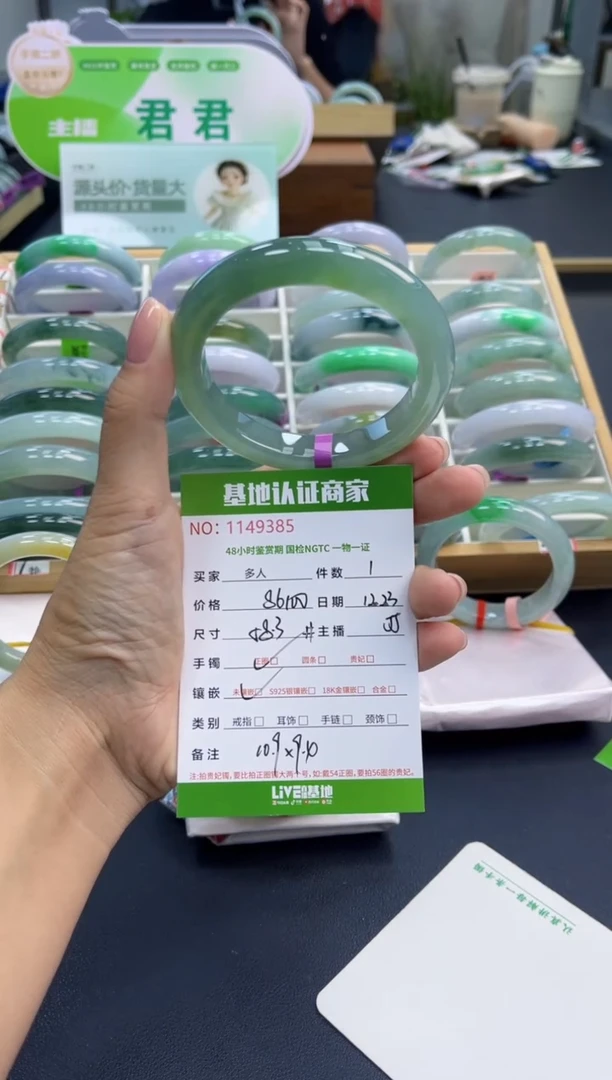 未镶嵌手镯翡翠多人