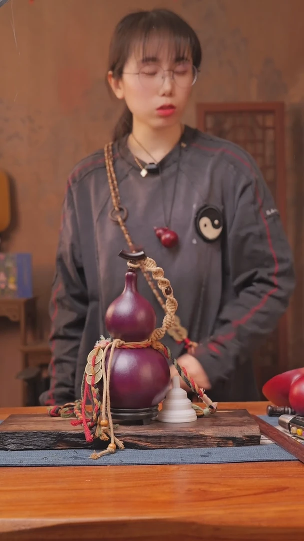1163号链接精品大漆葫芦现货现发[一物一拍]
