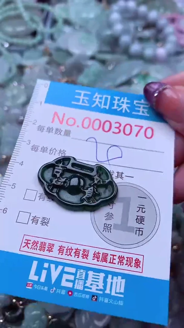 翡翠未镶嵌吊坠(不含链)3070