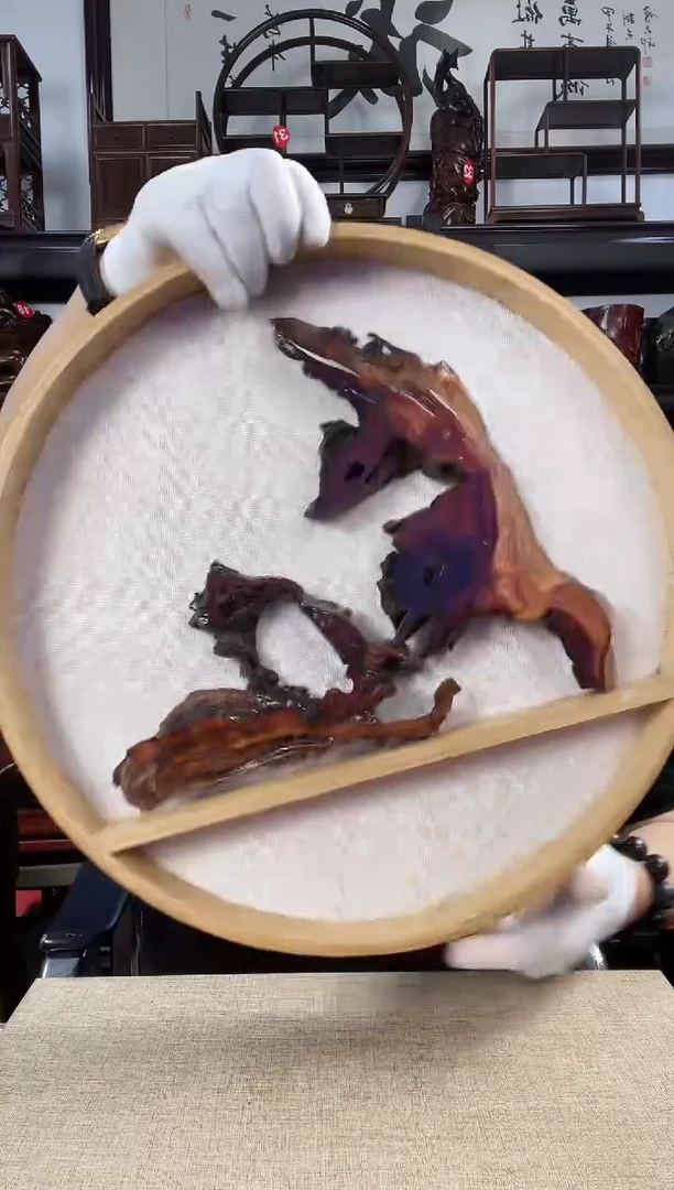 木老李红木工艺品734瑕疵