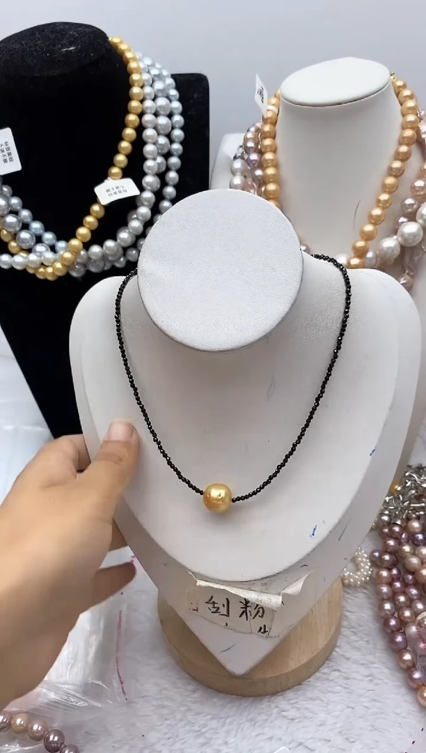 淡水珍珠钛钢颈饰202