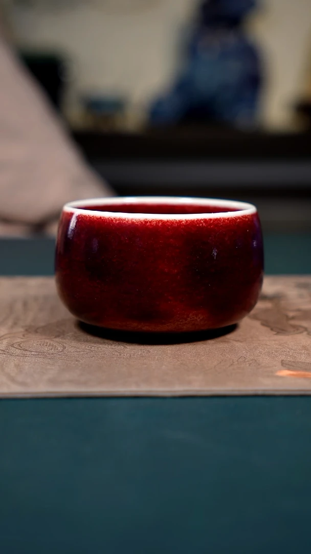 钧瓷原产地茶器摆件19