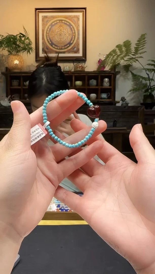 未镶嵌绿松石手链手链