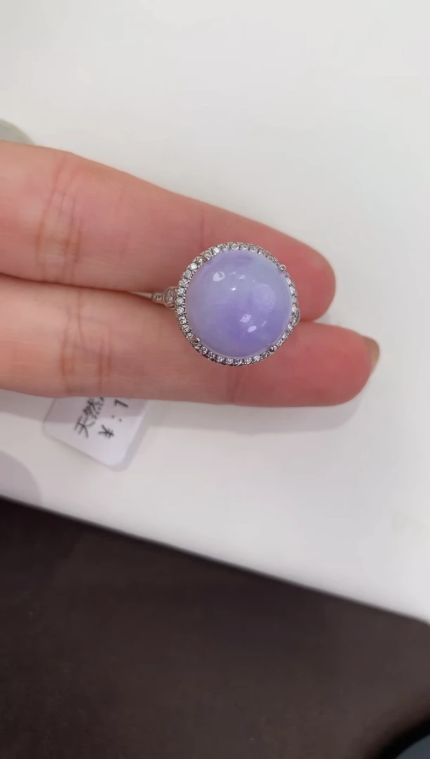 颈饰银S925镶嵌翡翠天然缅甸a货翡翠