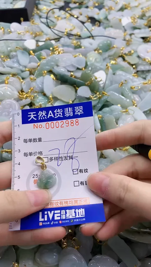 颈饰未镶嵌翡翠天然A货翡翠