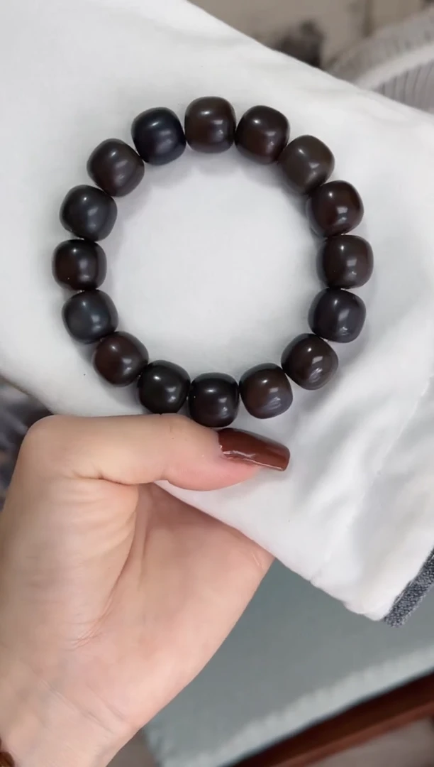 手串菩提根/象牙果f86干磨桶珠13*14mm手串