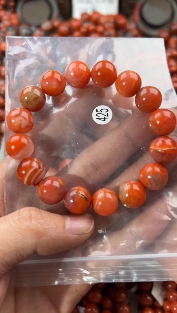 未镶嵌手串南红玛瑙13+
