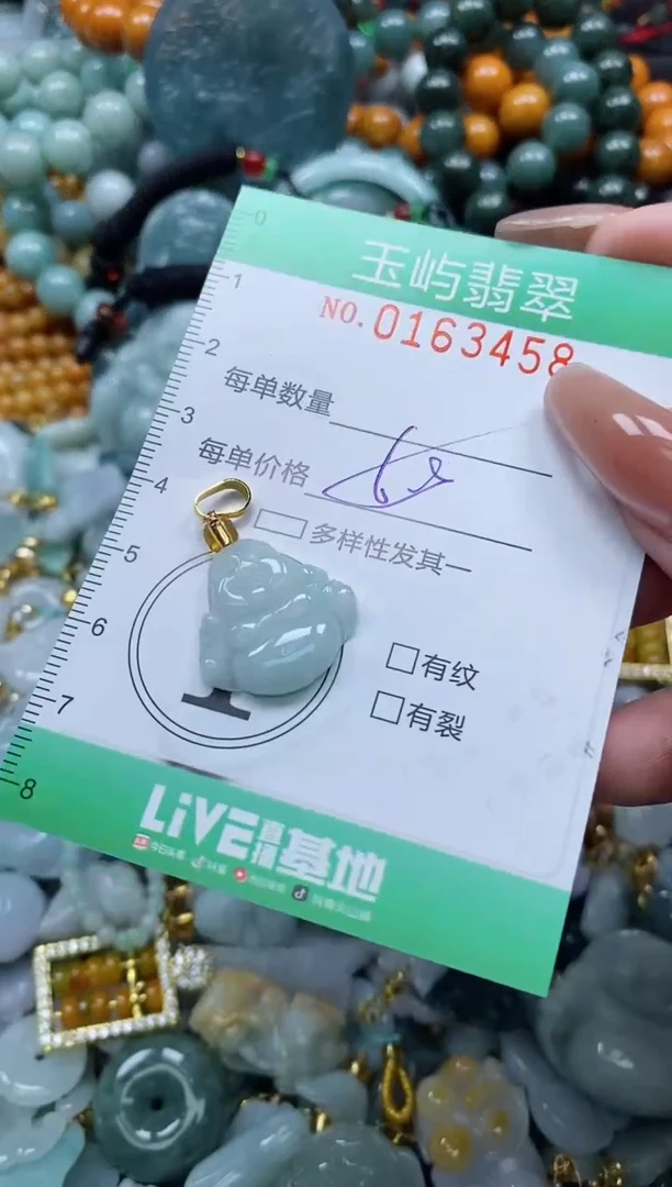 翡翠未镶嵌颈饰闪购0163458多样性发其一