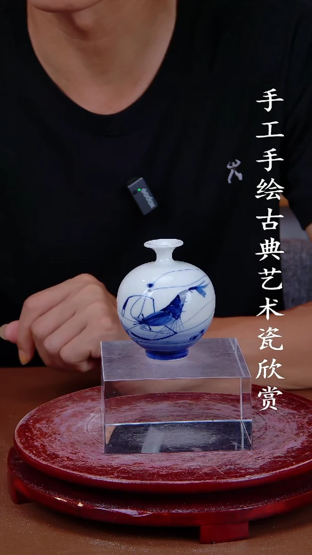 摆件景德镇手工手绘陶瓷摆件4