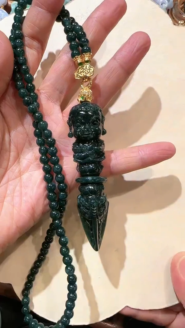 【闪购商品】翡翠颈饰未镶嵌国风