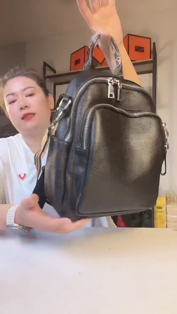 牛皮（革）琳子推荐新款双肩包3065