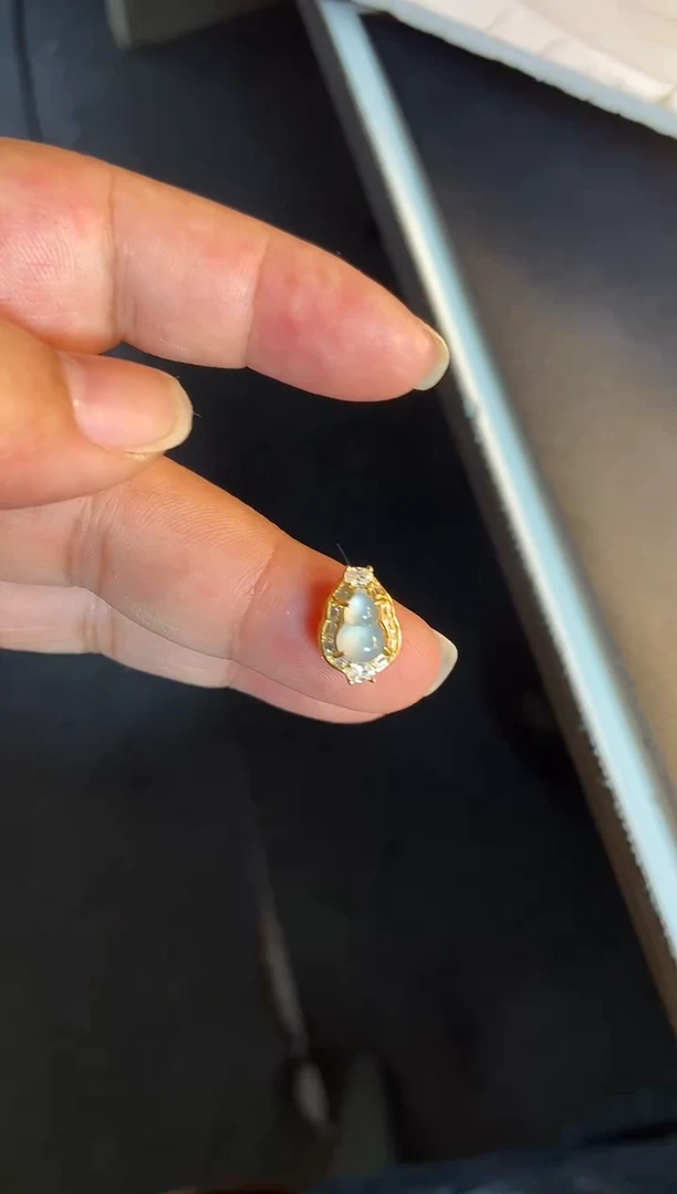 吊坠(不含链)银S925镶嵌翡翠1