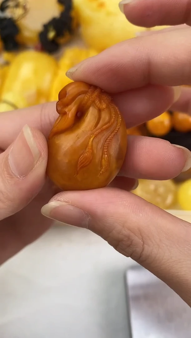 裸石琥珀未镶嵌天然琥珀蜜蜡