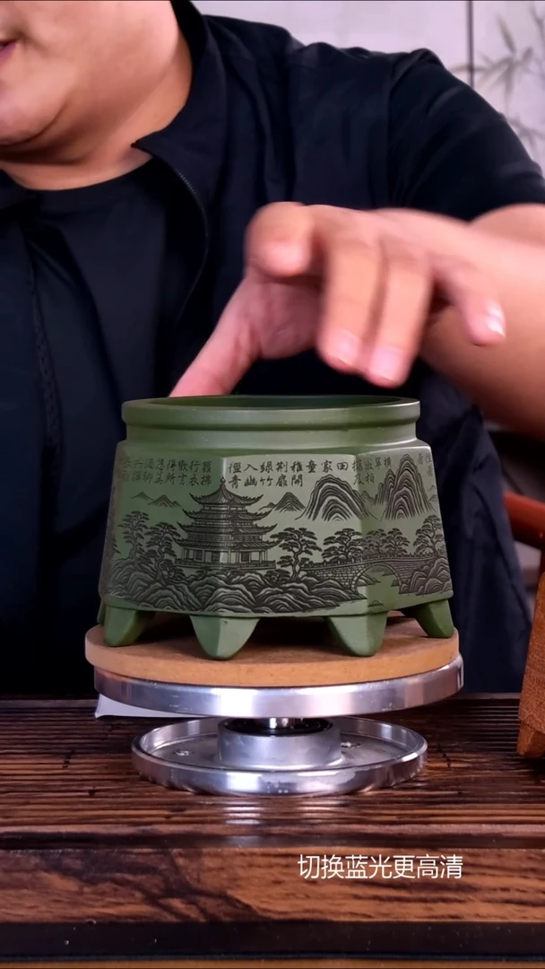 紫砂花盆紫砂花盆内口10-7