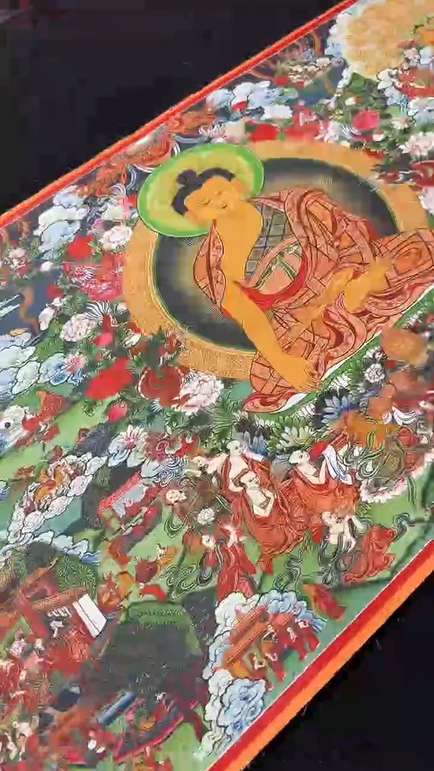 卷轴画藏式珍藏彩绘艺术馆168