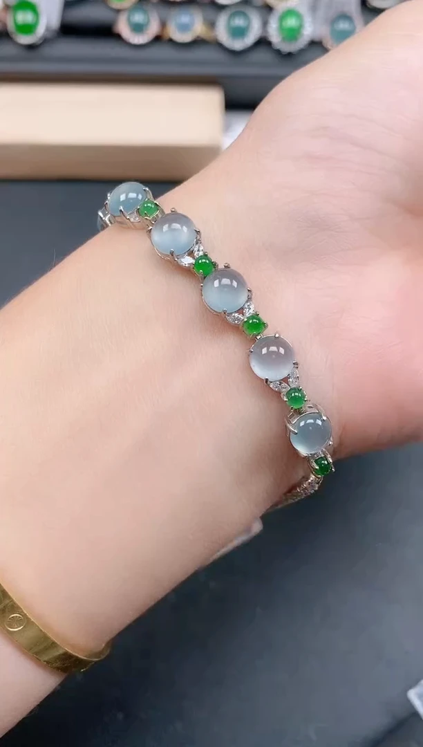 银S925镶嵌戒指翡翠11111111