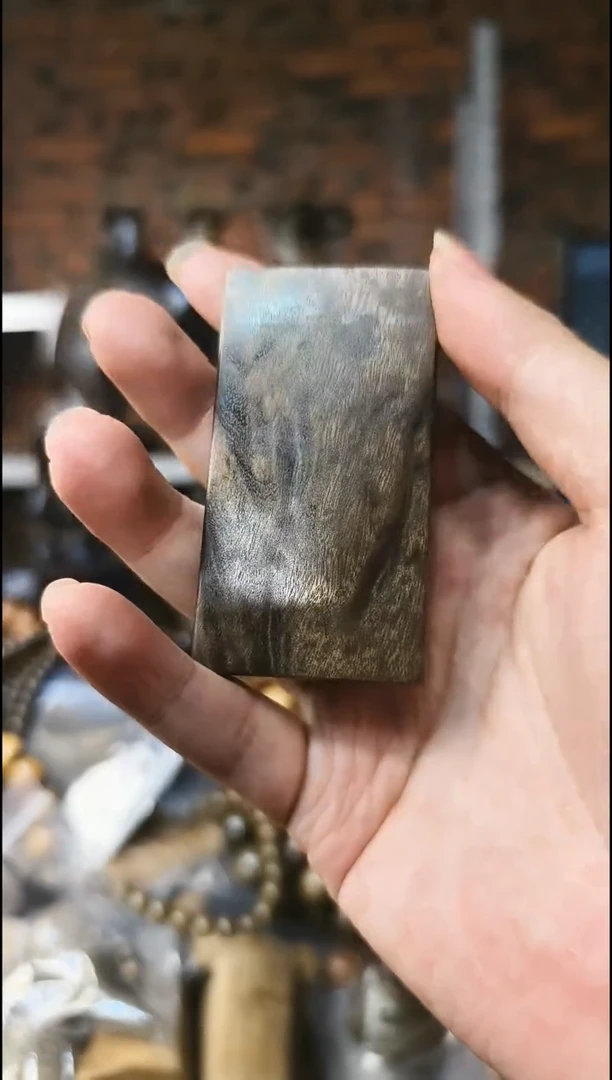 【闪购商品】楠木（金丝楠）把件无事牌