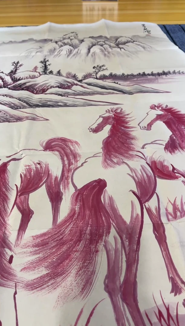陶瓷纯手工手绘字画