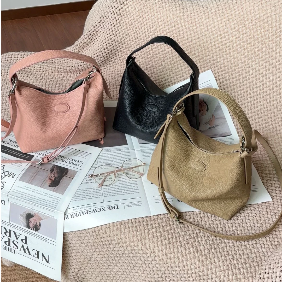 福利新款】纯头层TC牛皮手提袋 可单肩斜挎