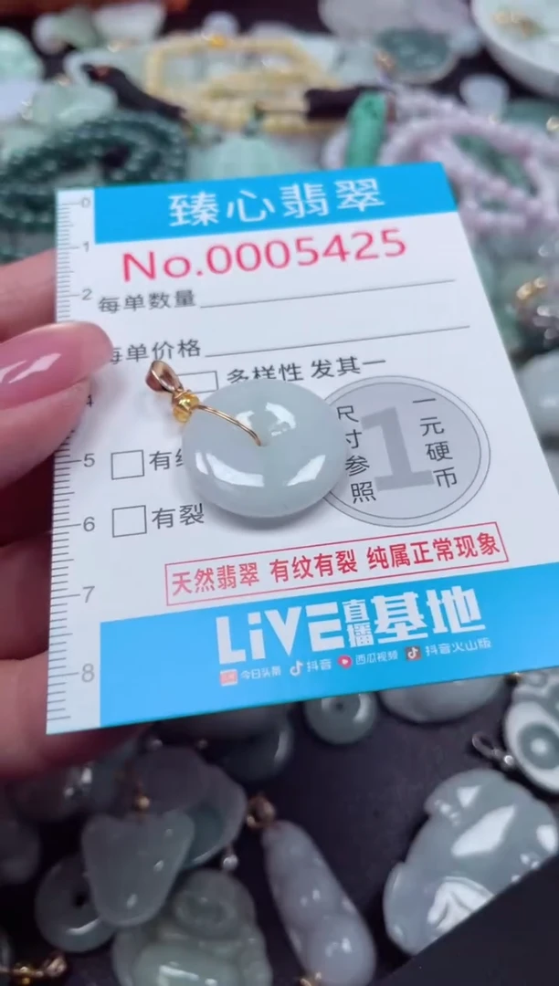 颈饰未镶嵌翡翠5425