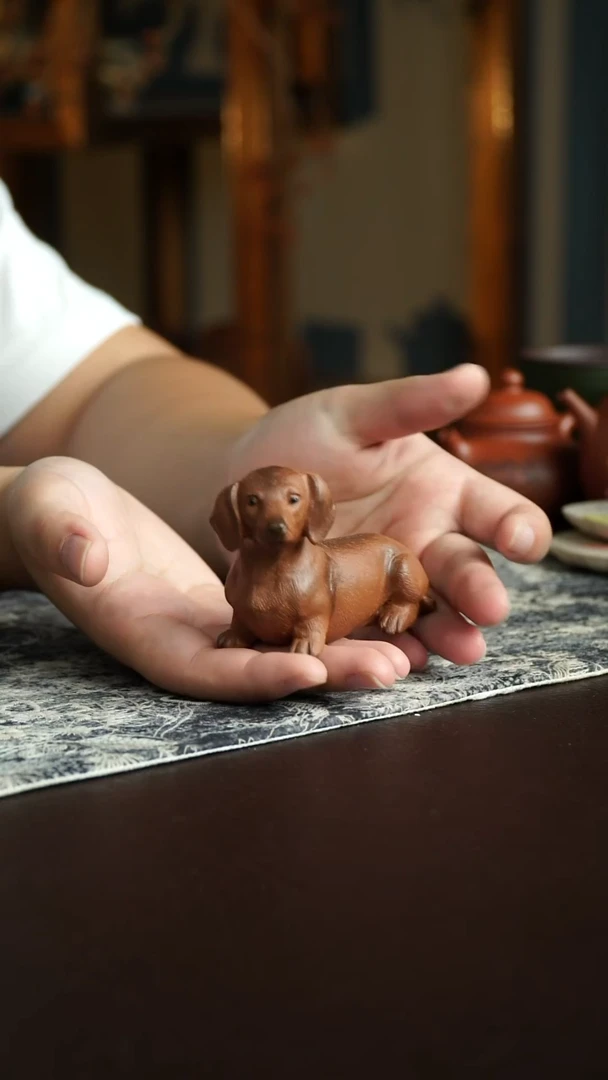 茶杯紫砂4号宜兴紫砂原矿作品