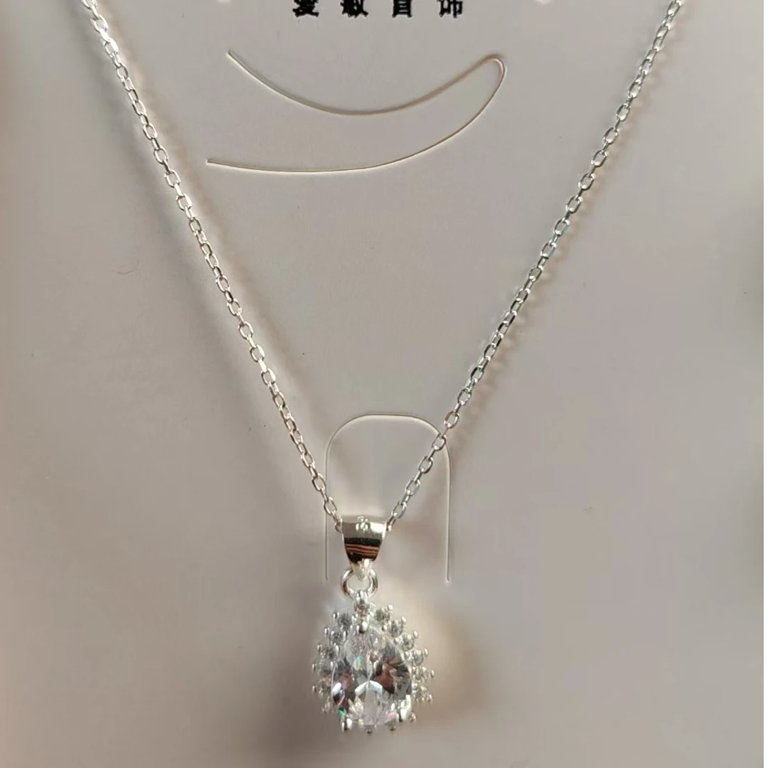 铜合金大理石项链 爱敏首饰项链