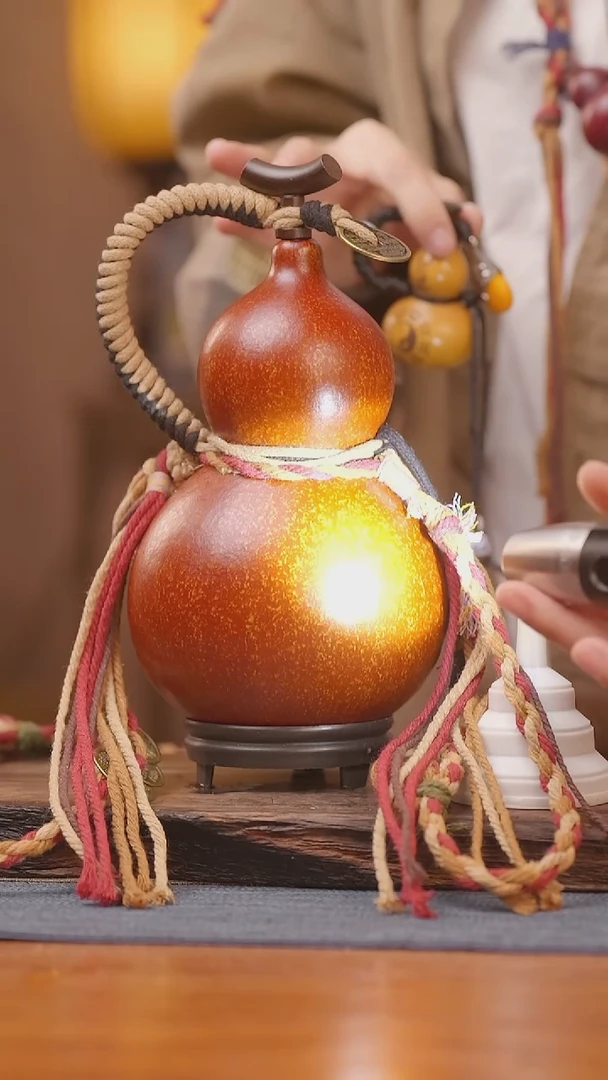 1047号链接精品大漆葫芦现货现发[一物一拍]