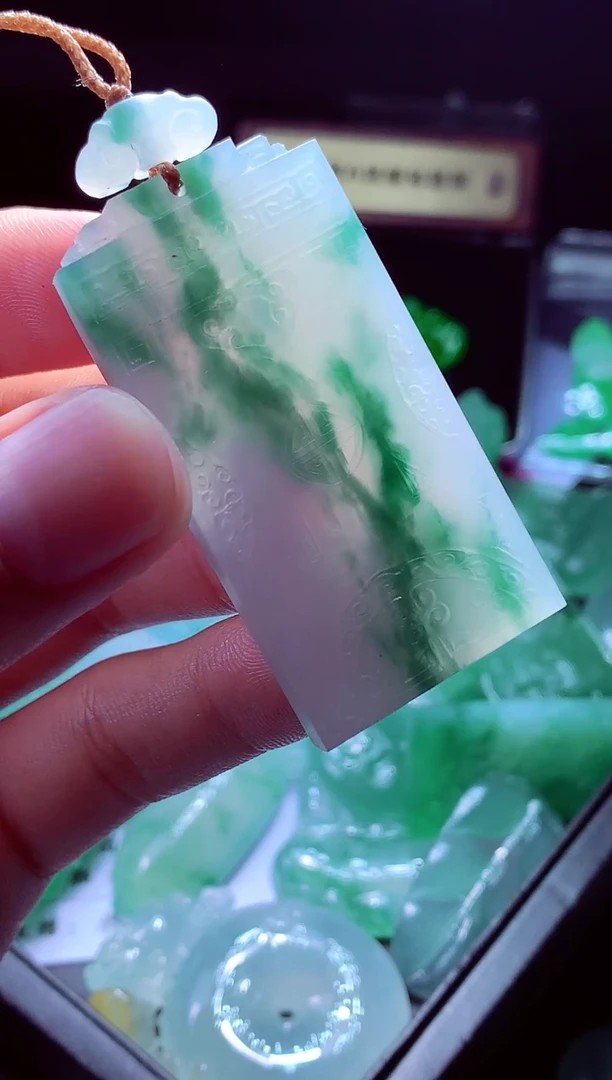 未镶嵌定制翡翠张*#翡翠毛货定制