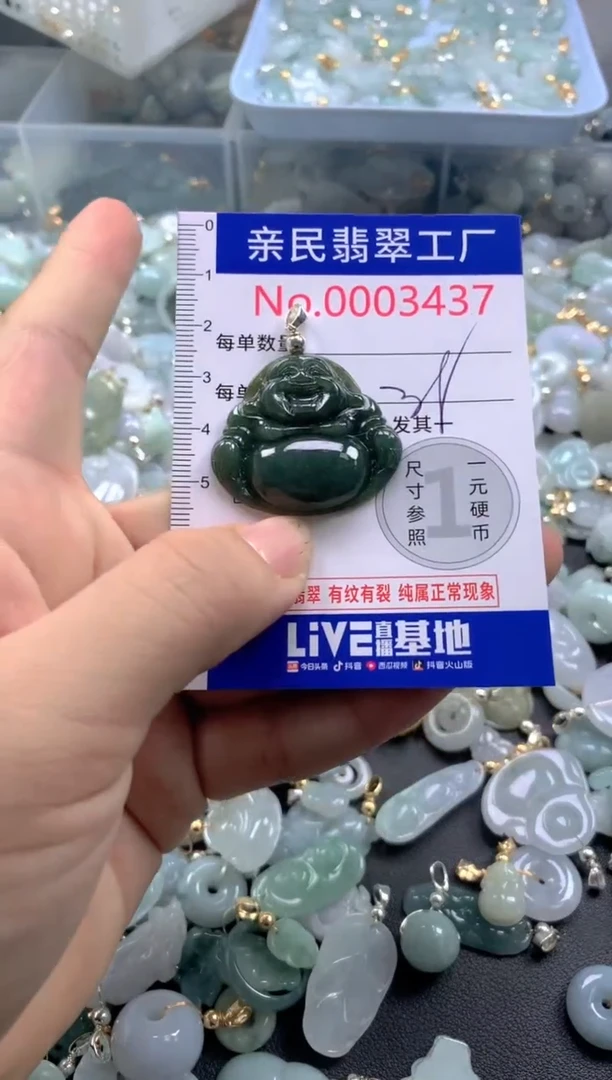颈饰未镶嵌翡翠3437