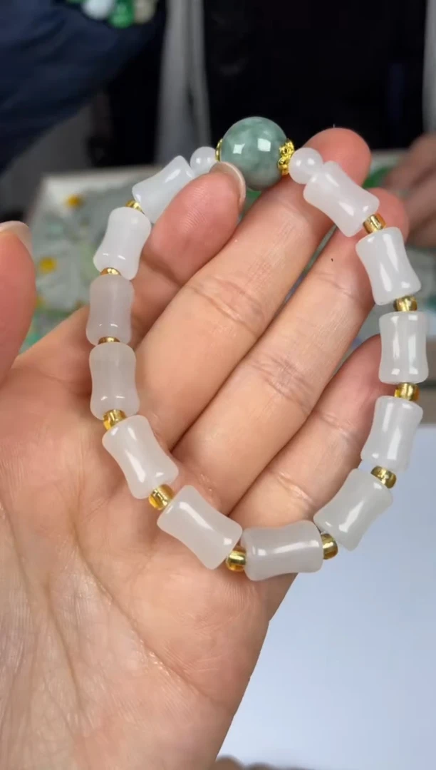 未镶嵌手串翡翠单珠手串