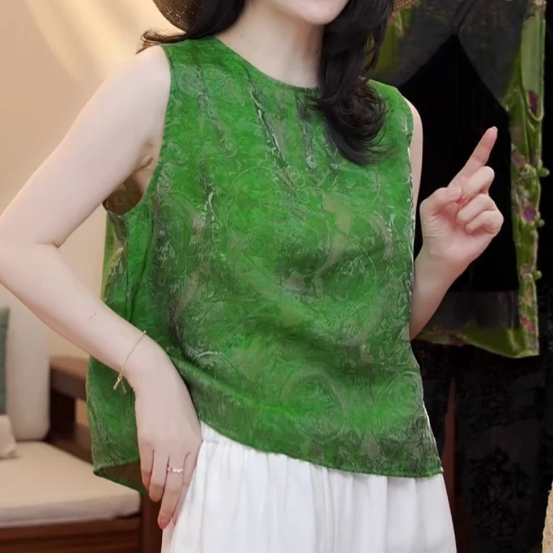 2025夏季休闲百搭时尚韩版新款气质显瘦背心LK2503883