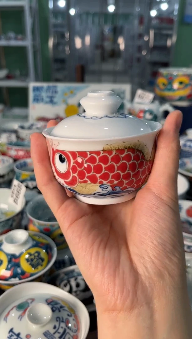 陶瓷昨明景德镇陶瓷：盖碗