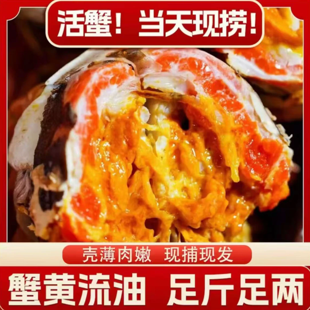 鲜活大闸蟹 公3.8-3.5两 母2.8-2.5两 6/8/10只礼盒装 苏州螃蟹