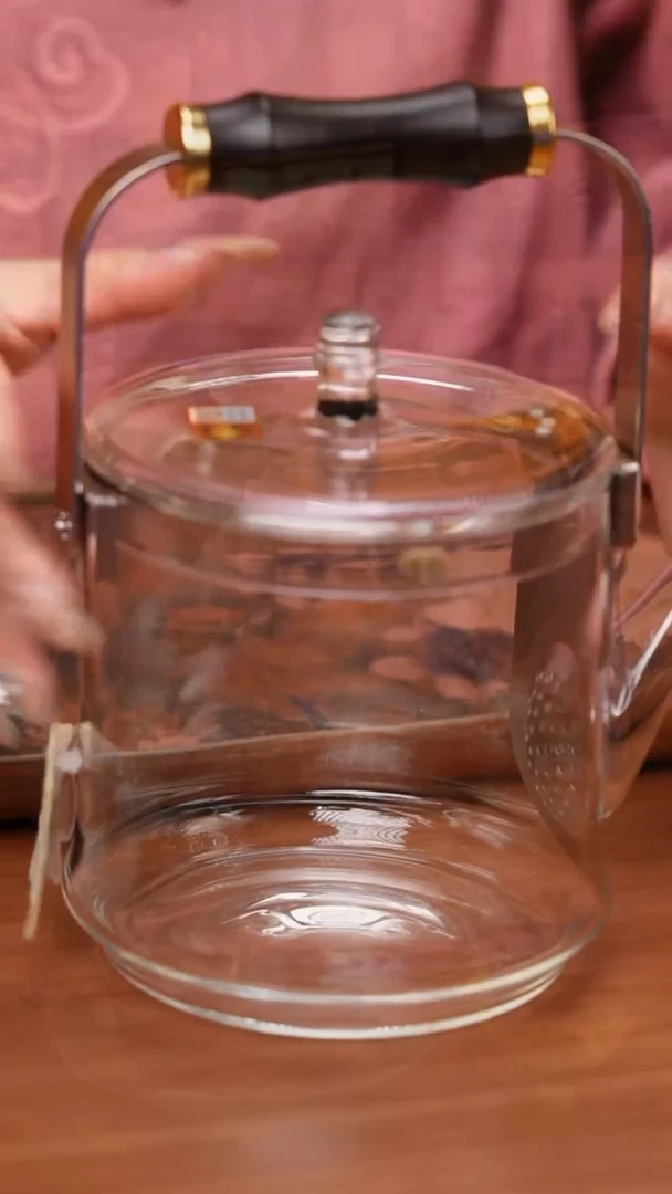 【闪购商品】禾器/透明君若壶/滤片款/紫光檀把