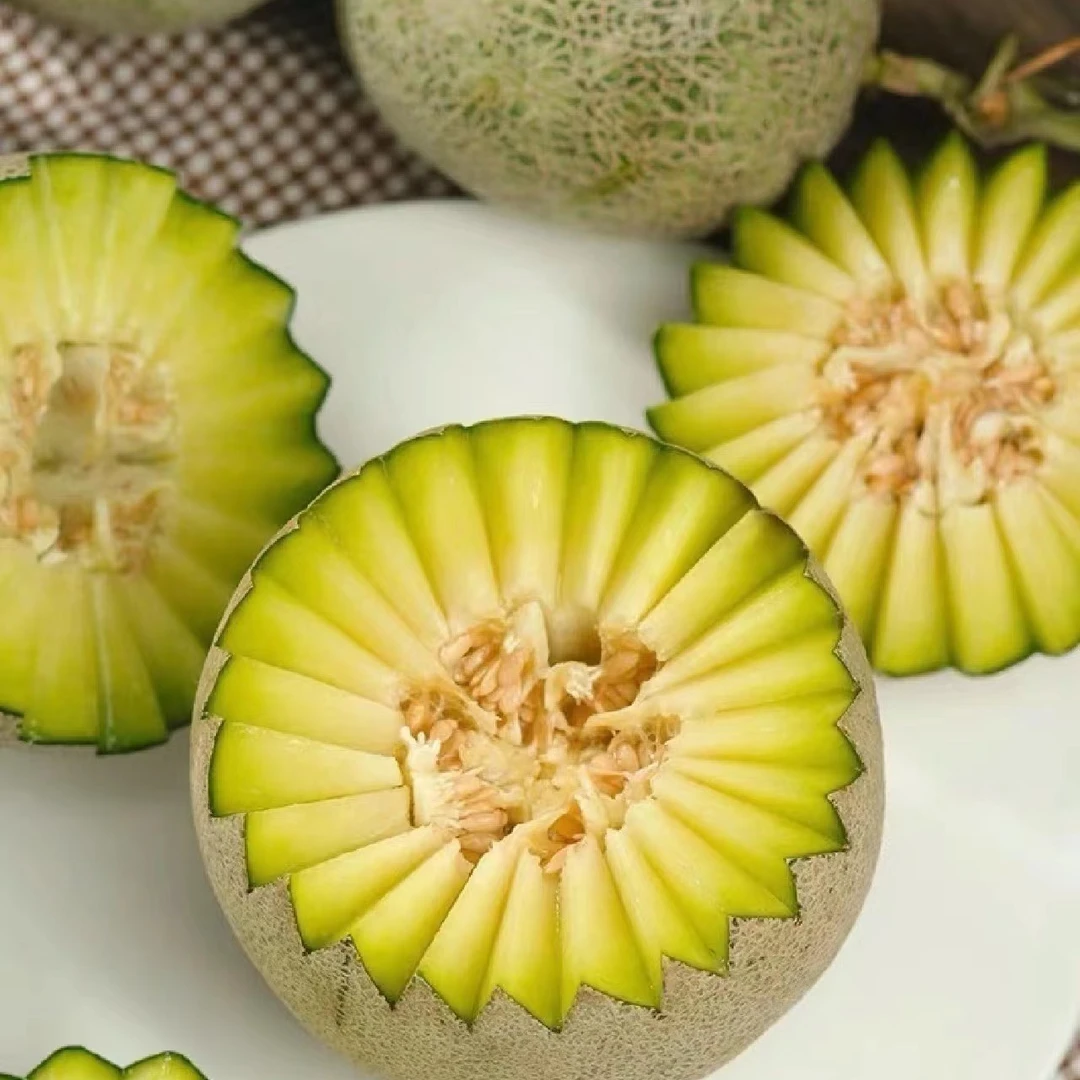 【直播】网纹瓜整个3斤以内 软甜哈密瓜