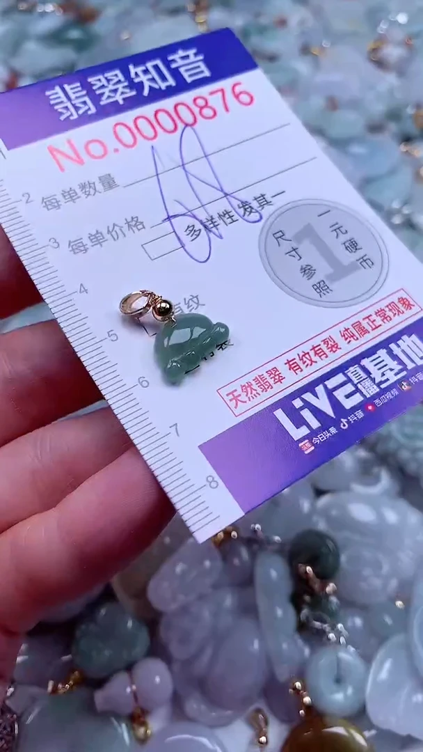 吊坠(不含链)未镶嵌翡翠876