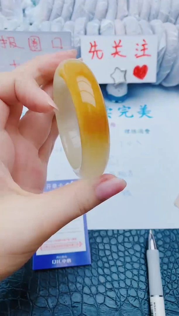 未镶嵌手镯石英质玉z235+54-55