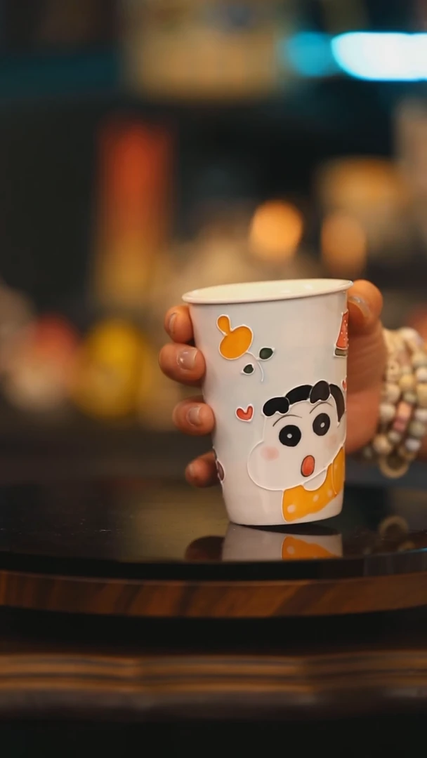 【闪购商品】杯子景德镇高温釉下彩绘设计师款