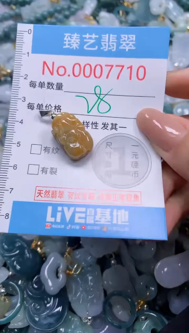 颈饰未镶嵌翡翠7710