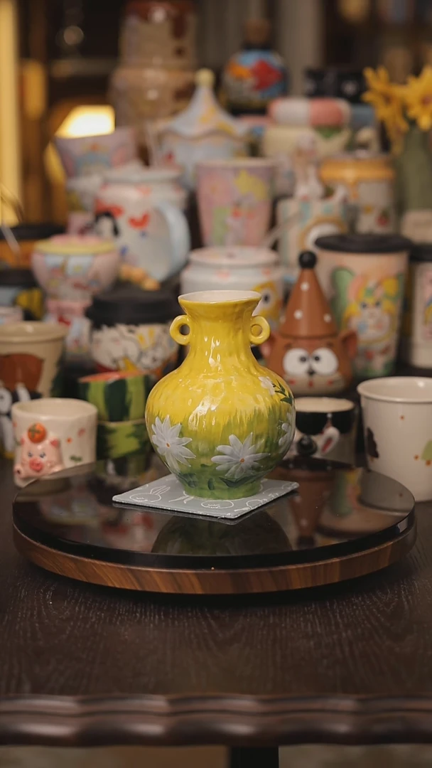 景德镇釉下彩绘设计师款式陶瓷