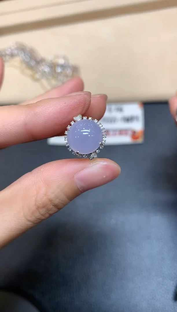 【闪购商品】翡翠戒指18K金镶嵌【无鉴赏期