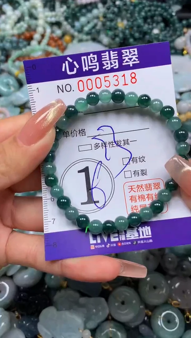 翡翠未镶嵌颈饰闪购005318