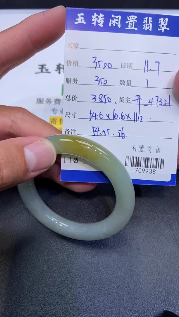 颈饰未镶嵌翡翠手镯多人-709938