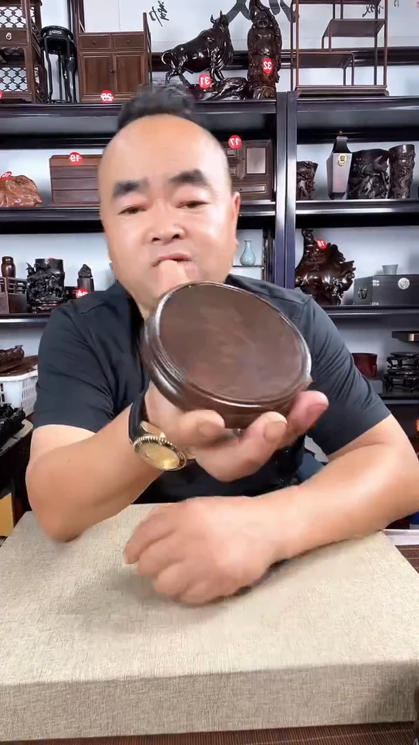 木实心圆老李红木工艺品