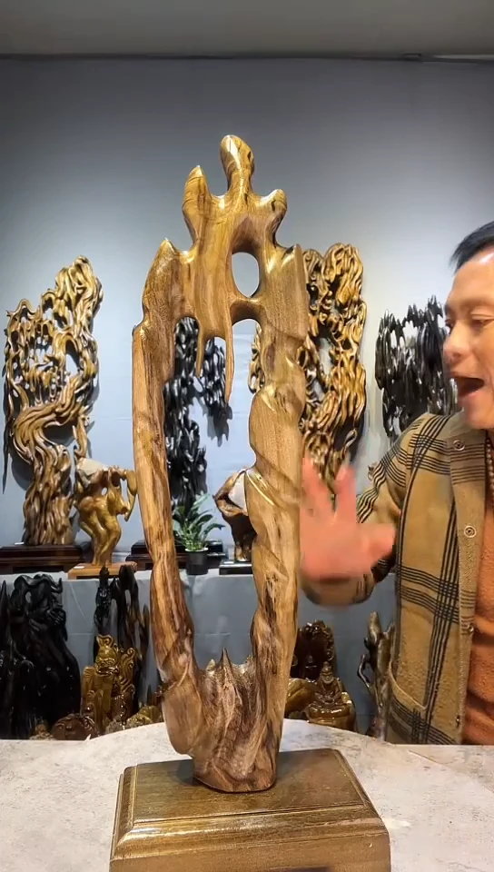【闪购商品】金丝楠金丝楠小叶桢楠随行摆件5