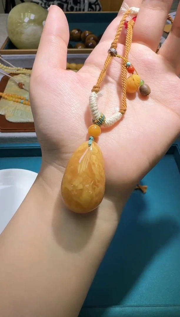 琥珀颈饰未镶嵌多样性发一件  730