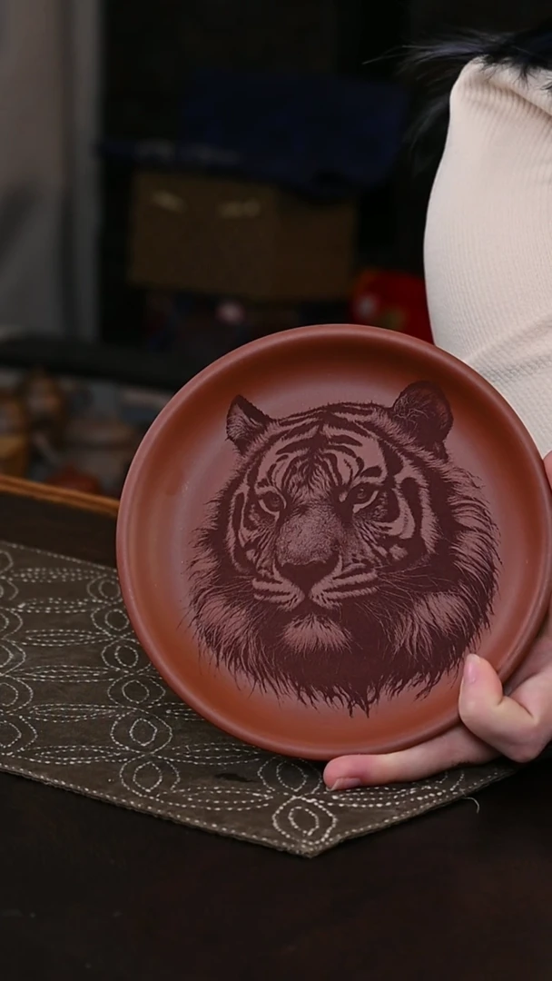 【闪购商品】紫砂茶壶壶承老虎