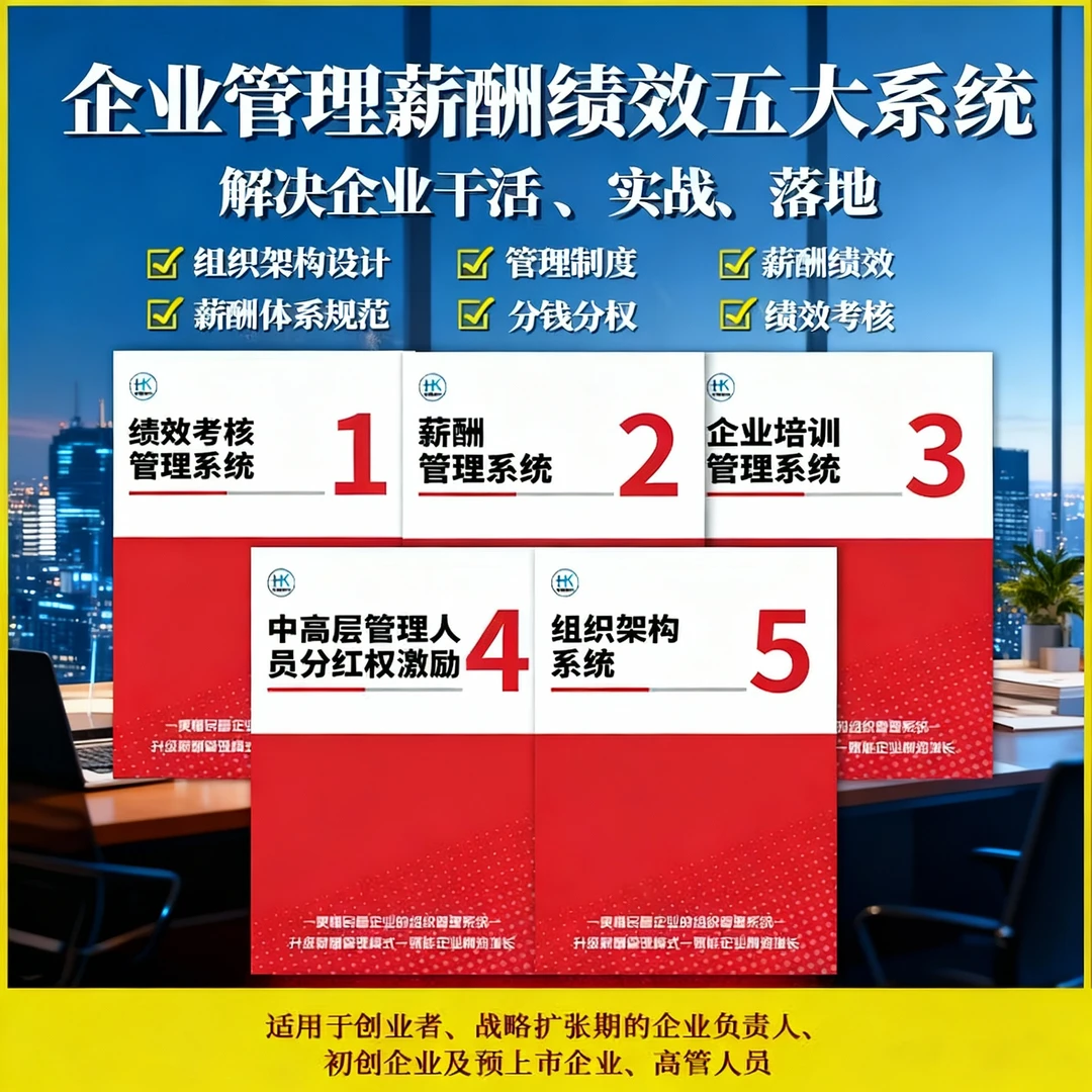 2025张丽俊力推-企业管理薪酬绩效五大系统通用五本范本手册LL