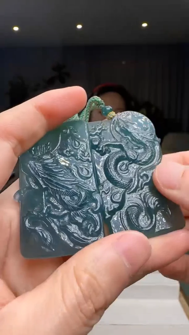 【闪购商品】翡翠颈饰未镶嵌一对DY@@WS1SS02433